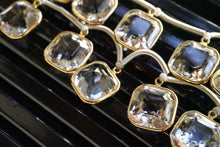 画像をギャラリービューアに読み込む, (2/8粒)宝石質 ロック・クリスタル SV925+K18GP 枠付き 銀製フレーム