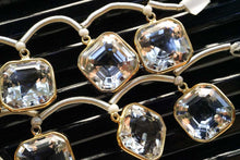 画像をギャラリービューアに読み込む, (2/8粒)宝石質 ロック・クリスタル SV925+K18GP 枠付き 銀製フレーム