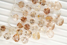 Load image into Gallery viewer, (10pc)インペリアルトパーズ ダブルホール ルースカット マロン