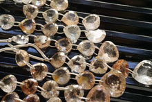 Load image into Gallery viewer, (10pc)インペリアルトパーズ ダブルホール ルースカット マロン