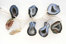 画像をギャラリービューアに読み込む, (No.1-2)ドゥルージー アゲート ジオード 原石