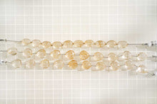 画像をギャラリービューアに読み込む, (1連10pc)ゴールデンルチルクォーツ 貫通穴 ファセットマロン マイクロカット