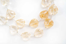 画像をギャラリービューアに読み込む, (1連10pc)ゴールデンルチルクォーツ 貫通穴 ファセットマロン マイクロカット