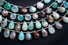 Load image into Gallery viewer, (A/B)母岩入り アクアカルセドニー スムースマロン ファセットドロップ