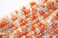 画像をギャラリービューアに読み込む, サンストーン グリーンフェルスパー 40cm ファセットボタン