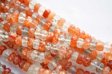 画像をギャラリービューアに読み込む, サンストーン グリーンフェルスパー 40cm ファセットボタン