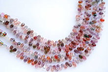 画像をギャラリービューアに読み込む, 宝石質 マルチカラー スピネル 18cm ファセット ドロップ