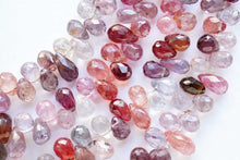 画像をギャラリービューアに読み込む, 宝石質 マルチカラー スピネル 18cm ファセット ドロップ