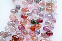 画像をギャラリービューアに読み込む, 宝石質 マルチカラー スピネル 18cm ファセット ドロップ