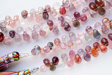 画像をギャラリービューアに読み込む, 宝石質 マルチカラー スピネル 18cm ファセット ドロップ