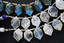 Load image into Gallery viewer, (A/B)宝石質 ラブラドライト レインボームーンストーン ヘキサゴンシェイプ