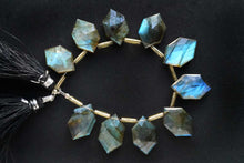 Load image into Gallery viewer, (A/B)宝石質 ラブラドライト レインボームーンストーン ヘキサゴンシェイプ
