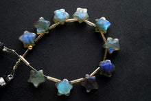 画像をギャラリービューアに読み込む, (S/M) ラブラドライト ファセットスター お星さま ぷっくり すっきり