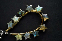 画像をギャラリービューアに読み込む, (S/M) ラブラドライト ファセットスター お星さま ぷっくり すっきり