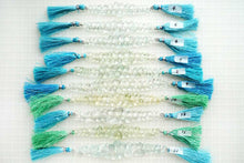 Load image into Gallery viewer, (1 row 36cm, 200 grains) Multicolor beryl small grain button cut/faceted rondel 3×1.5-2mm