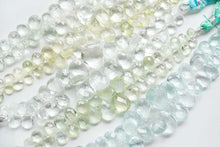 Load image into Gallery viewer, (1 row 36cm, 200 grains) Multicolor beryl small grain button cut/faceted rondel 3×1.5-2mm