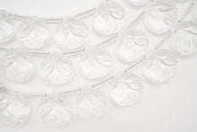 画像をギャラリービューアに読み込む, (2/8pc)宝石質 クリスタル リーフ カービング 葉っぱ