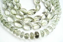 Load image into Gallery viewer, 宝石質 グリーンアメシスト スムース ロンデル オーバル