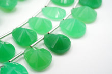 Load image into Gallery viewer, (Half Strand/1 Strand) Fine Large Chrysoprase Chestnut Micro Cut