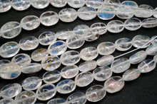Load image into Gallery viewer, (Half Strand/1 Strand) Rainbow Moonstone Oval Cut Labradorite Micro Cut