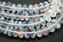 画像をギャラリービューアに読み込む, (半連/1連)宝石質 アンデシン ラブラドライト 40cm スムースロンデル