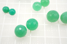 画像をギャラリービューアに読み込む, (5/7/8.5-10mm)マイクロカット クリソプレーズ カット入り丸玉