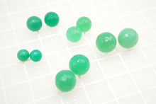 画像をギャラリービューアに読み込む, (5/7/8.5-10mm)マイクロカット クリソプレーズ カット入り丸玉