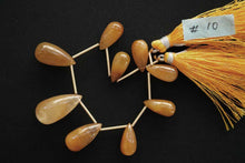 Load image into Gallery viewer, (1 row 18 cm 32 grains) High quality large malachite smooth rondel 7-10.5 x 5.8 mm