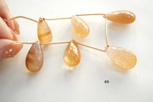 Load image into Gallery viewer, (1 row 18 cm 32 grains) High quality large malachite smooth rondel 7-10.5 x 5.8 mm