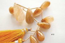 Load image into Gallery viewer, (1 row 18 cm 32 grains) High quality large malachite smooth rondel 7-10.5 x 5.8 mm