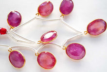 画像をギャラリービューアに読み込む, (2pc/8pc)グラスフィルドルビー 銀製 ヴェルメイユ チャーム ルースカット オーバル