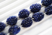 Load image into Gallery viewer, (2pc/1連)ソーダライト フリーフォーム ダブルホール フラワーカービング