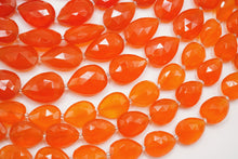 画像をギャラリービューアに読み込む, (小/大,ライト/ダーク)カーネリアン ファセット ペアシェイプ