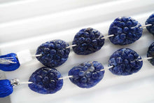 Load image into Gallery viewer, (2pc/1連)ソーダライト フリーフォーム ダブルホール フラワーカービング