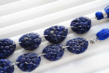 Load image into Gallery viewer, (2pc/1連)ソーダライト フリーフォーム ダブルホール フラワーカービング