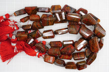 画像をギャラリービューアに読み込む, モロッコ産 シーム アゲート 18cm ファセット タンブルカット ジャスパー