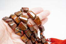 画像をギャラリービューアに読み込む, モロッコ産 シーム アゲート 18cm ファセット タンブルカット ジャスパー