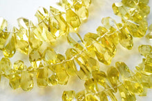 画像をギャラリービューアに読み込む, (半連/1連)宝石質 レモンクォーツ タンブルドロップ