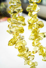 画像をギャラリービューアに読み込む, (半連/1連)宝石質 レモンクォーツ タンブルドロップ