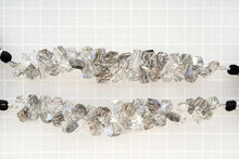 画像をギャラリービューアに読み込む, (半連/1連)宝石質 ブラックルチルクォーツ ランダムカット