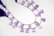 画像をギャラリービューアに読み込む, (2pc/1連)アメシスト すずらん フラワー カービング