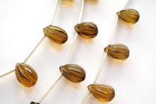 画像をギャラリービューアに読み込む, ビアクォーツ 木の実 メロンカービング 水晶