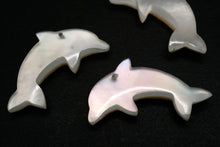 画像をギャラリービューアに読み込む, (2pc/1連)MOP シェル クリスタル イルカ ドルフィン シェイプ