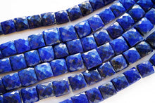 画像をギャラリービューアに読み込む, (M/L) アフガン産 ラピスラズリ スクエア 25cm チェッカーカット