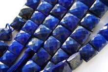 画像をギャラリービューアに読み込む, (M/L) アフガン産 ラピスラズリ スクエア 25cm チェッカーカット