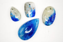 Load image into Gallery viewer, (1 row, 19-20 grains) Large quality lapis lazuli teardrop cut 9.5 x 6.7-12 x 8mm