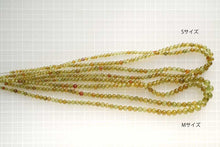 画像をギャラリービューアに読み込む, (S/M)グリーンアパタイト キャッツアイ 42cm 丸玉