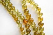 画像をギャラリービューアに読み込む, (S/M)グリーンアパタイト キャッツアイ 42cm 丸玉