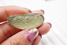 画像をギャラリービューアに読み込む, 8/20(#39-41)宝石質 プレナイト ラブラドライト 銀製 ブローチ 銀製フレーム
