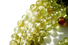 画像をギャラリービューアに読み込む, (S/M)グリーンアパタイト キャッツアイ 42cm 丸玉